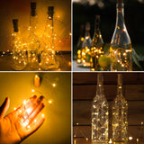 10 Packs of Wine Bottles Recycled Fairy Lights