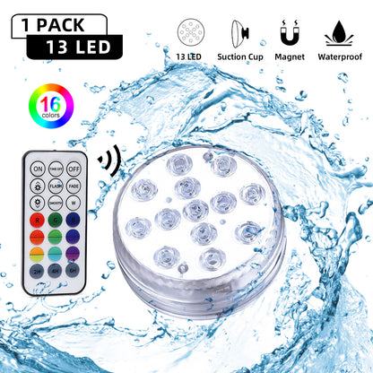 Swimming Pool Lights with Magnets & Suction Cups