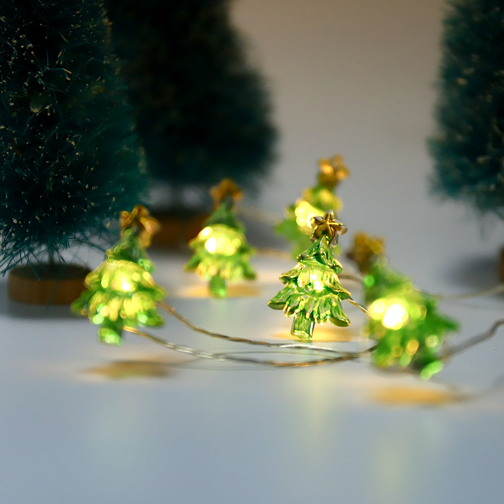 Christmas Tree Shape LED String Lights Home Garden Decor | GLODD - glodd.com